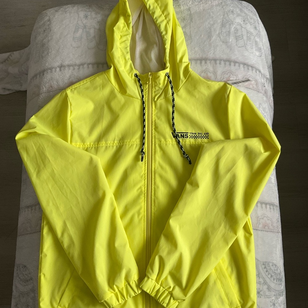 Vans Kids Neon Yellow Raincoat